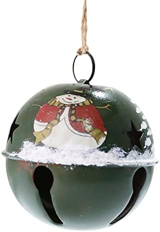 Коледа подправени камбанка Коледна елха Дядо Коледа, Снежен човек висящи звънчета декорация висулка АБ1