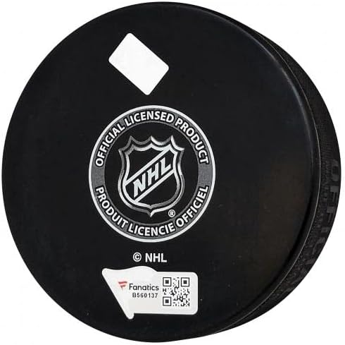 Хокейна Шайба, С официален логото на Сиатъл Кракен с Автограф от Йордания Eberle На Холографски картината Синьо-Fanatics #211616 - за Миене на НХЛ С автограф