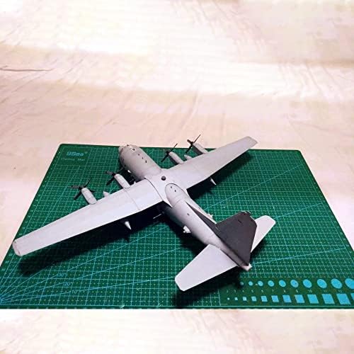 MOUDOAUER 1:100 Хартия на AC-130U Светия Модел въздушен боен кораб Модел самолет Моделиране на авиационната наука Изложбена модел (комплект в разглобено формата) Колекция от