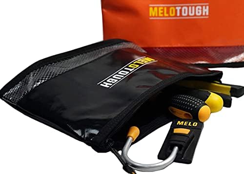 MELOTOUGH 1 ОПАКОВКА от 16-Инчовата Чанта за инструменти С пагон С отворен Покрив и Широко Гърло За съхранение + 2 опаковки