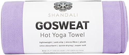 Нескользящее с топла кърпа за йога Shandali GoSweat с суперпоглощающей мека замшевой микрофиброй различни