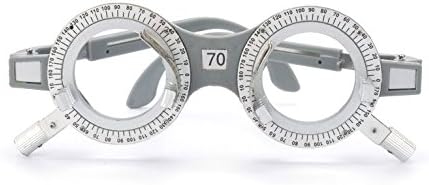 Сива оптична леща Пробна рамки за очила Оптометрия Разнообразие на очила с различни размери, Добър помощник Пробна дограма