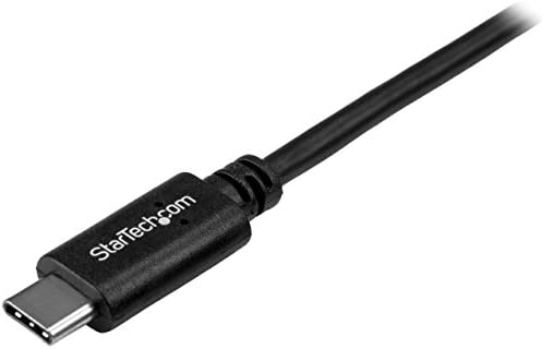 StarTech.com USB кабел C - C USB с дължина 1 м / 3,3 метра Кабел USB 2.0 Type C - M/M - USB-IF Сертифициран Кабел за зареждане USB C - USB 2.0 (USB2CC1M), черен
