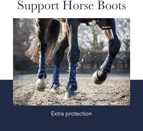 Ботуши за коне LeMieux Ultra Support Support - Защитни съоръжения и тенис кортове обзавеждане - Ботуши за коне, Накити и аксесоари (Черно - Големи)