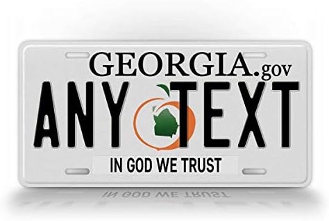 SignsAndTagsOnline Персонални Джорджия въз основа на 2007-2012 Реплика на Регистрационен номер По Индивидуална заявка Новост
