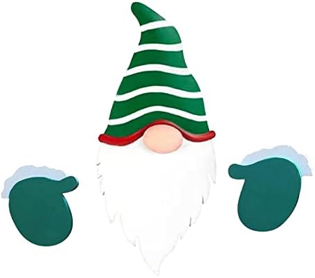 #di66C6 Коледна Главата Ел До Главата на Дядо Коледа, за Украса на Вътрешния Двор
