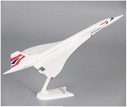 Модели на самолети 1:250 Пластмаса ABS-комплект за Concorde, монтаж самолетаассемблируйте Авиамодель Самолет с графичен дисплей на конзолата (Цвят: B)