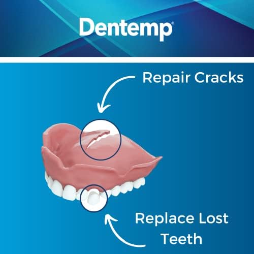 Комплект за ремонт на Dentemp - Repair-It Advanced Formula Комплект за ремонт на зъбни протези - Комплект