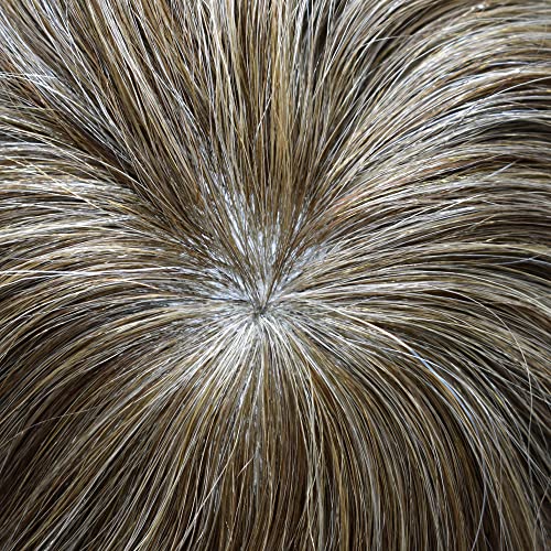 Перука за Мъже Система замяна на косата LYRICAL HAIR, мъжка перука от Поли фина кожа, напълно изкуствена кожа, Инжектиране