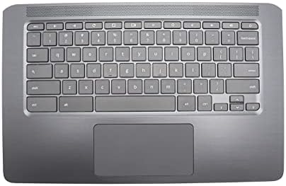 Универсален Горната част на корпуса подложки за ръце с клавиатура Без светлина в събирането, Дубликат част за HP Chromebook