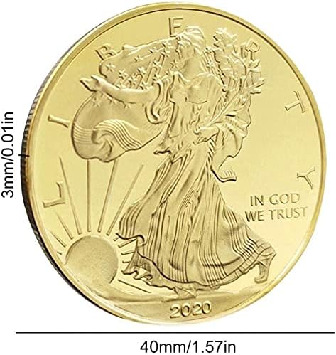 Монета Златен Орел 2020 Година, американската Открита Монета, Точно Копие на Възпоменателни Монети, Монета 2020