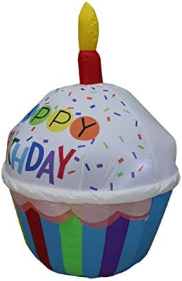 Комплект от две декорации за детската душа и партита по повод рождения Ден, включва в синия щъркел с височина 6 метра, Това момче и надуваема торта честит рожден ден