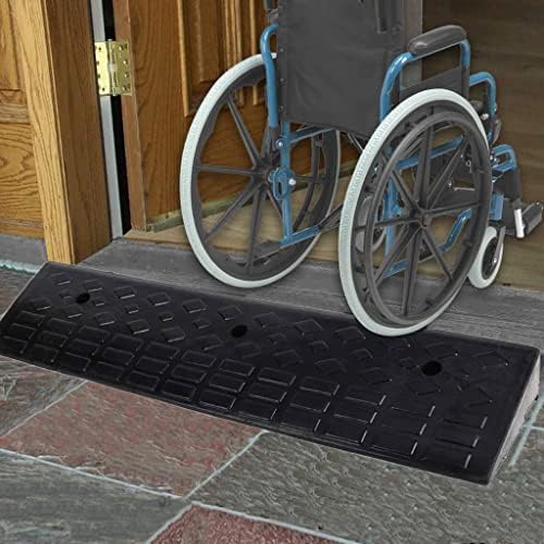 Рампа за праг за влизане и излизане Meahyny Home за инвалидна количка, Мини Гумени Преходни Рампи за инвалидни колички