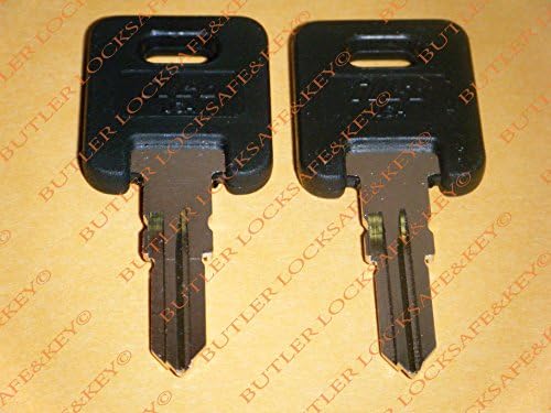 Ремарке за дом на колела FIC RV 2 ключа, издълбани за заключване на / Номер на ключ от CF326 до CF351 - 2 Работни ключ