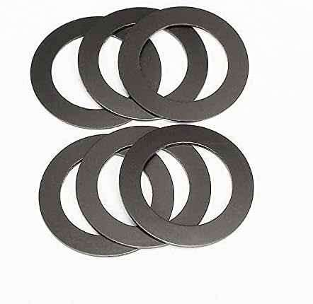 61 бр. полагане на шайби с външен диаметър 5,2 мм, черна графитовая найлон пластмасова шайба, пръстен, кръг, ультратонкая плоски