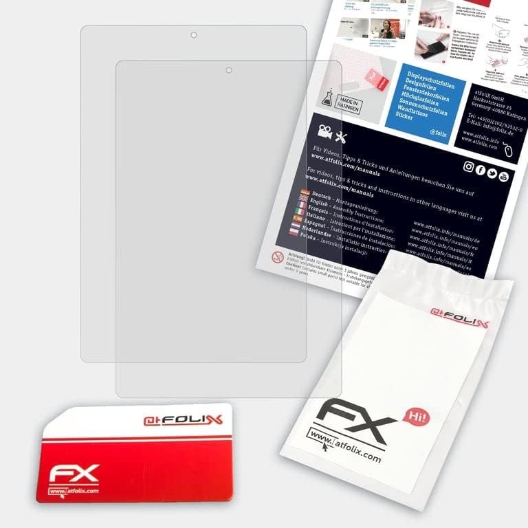 Защитно фолио atFoliX, съвместима със защитно фолио Nextbook Арес 10A за екрана, Антибликовая и амортизирующая защитно фолио FX (2X)
