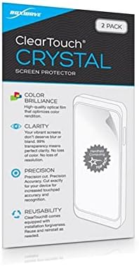 Защитно фолио BoxWave, съвместима с Yealink SIP-T31P - ClearTouch Crystal (2 опаковки), HD-филм за защита на екрана Yealink SIP-T31P от надраскване
