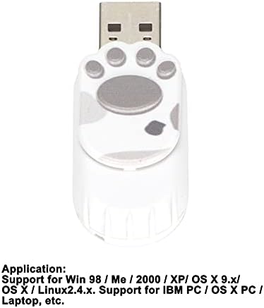 Хубава USB флаш устройство, U-Диск, карта с памет във формата на Анимационни Котешки Лапи, Преносим Голям Диск за лаптоп,