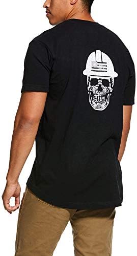 Мъжки t-shirt ARIAT от Трайни памук Арматура с графичен дизайн Roughneck