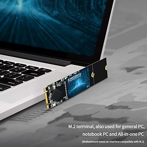 Kingdata SSD M. 2 2280 128 GB Вътрешен твърд диск Ngff Висококачествен Твърд диск за десктоп, лаптоп SATA III 6 Gb/сек. (128