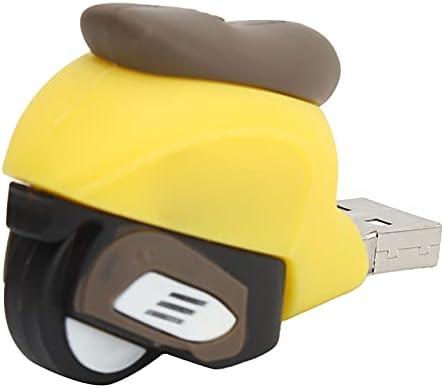 С 2.0 USB Флаш памет USBA Порт U Диск, Карта За съхранение на данни, Високоскоростен пренос на Щепсела и да играе Cartoony електрически автомобил Кукла Жълто ABS Защитен калъф (