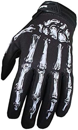 Abaodam 1 Чифт Ръкавици, за да се Отървем от Ужасните Ръкавици с Черепа, Ръкавици с една илюзорна Лапи, Преносими Ръкавици за Мъже и Жени, Бял XL