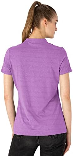 Дамски тениски-Топка за голф YSENTO Dry Fit с къс ръкав и V-образно деколте Без Яка, Спортни Облекла за активен отдих,