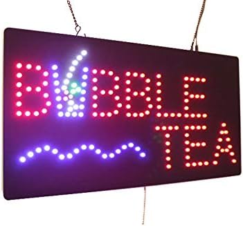 Регистрирай Bubble Tea, Знак TOPKING, Открит Led Неон, Магазин, Витрина, Магазин, Бизнес, Дисплей, Подарък