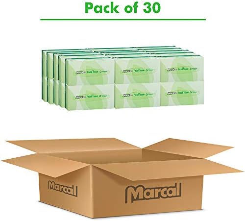 Marcal Pro Рециклирана Кърпа за лице, 4,5 х 8,6 x 1.8, Бяла
