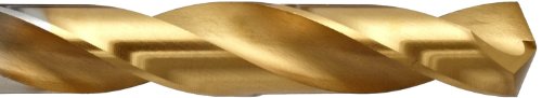 Тренировка от бързорежеща стомана YG-1 D2GP Gold-P Jobber, tin покритие, Директен джолан, Бавна спирала, 135 градуса, диаметър 1-1/ 4 x дължина 2-1 / 4 (опаковка от 10 броя)
