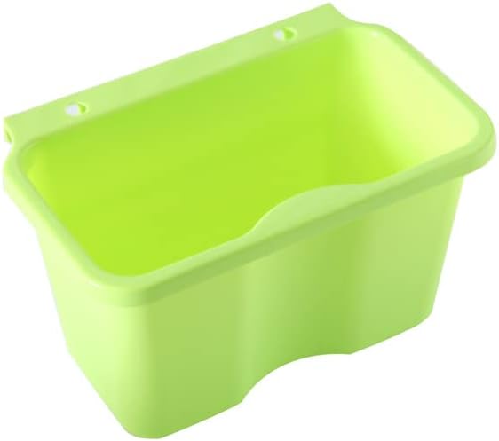Квадратен Шкаф Прост Мини-Кутия за съхранение на Отпадъци Организаторите Титуляр За Боклук Преносим Окачена кофа за Боклук зелен цвят Размери: 21 * 13 * 12 см