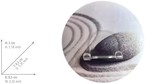 WENKO 20198100 монтиране на куката Static-Loc Duo за пясък и камък за монтиране без пробиване, Пластмаса, 3,3 x 0,8 x