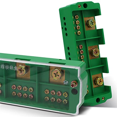 Съединителната разпределителните кутия 3 в 12 ученици, трехфазная зелена клеммная актуално, рядная съединителната кутия за дозиране, комплект части, 1 бр.