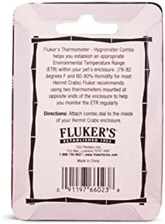 Универсален влагомер и термометър Fluker за точни показания в терариума