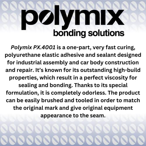 Полиуретан, Каучуково лепило и уплътнител Polymix High Build Бързо втвърдяване 1K без PVC и мирис (1, бежово)