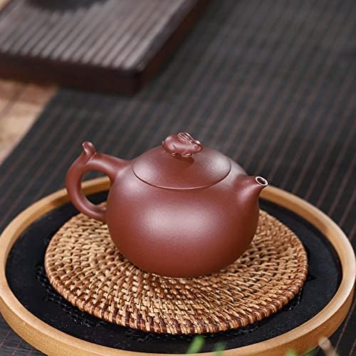 Китайски чайник Yixing Zisha - Китайски Глинен Чайник, ръчна изработка, Мини-Чайник, Малък Чайник, чайникът Zisha, Малък Чайник,