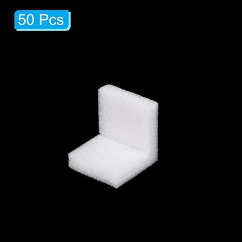 PATIKIL Разширяване на Защитни Ръб от полиуретанова пяна 6x6x6 см, Ъглови Огради V-Образна форма, за да се движат опаковки, 50 бр.