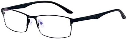 ALWAYSUV Очила за късогледство в черна рамка TR90, недалновидни очила за мъже и жени-1,5 Моля, обърнете внимание, че това не са очила за четене