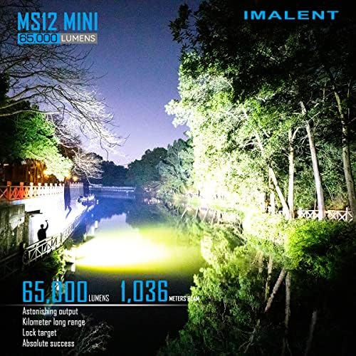 Най-ярко фенерче IMALENT MS18 100 000 Лумена, MS12 Мини на 65 000 лумена