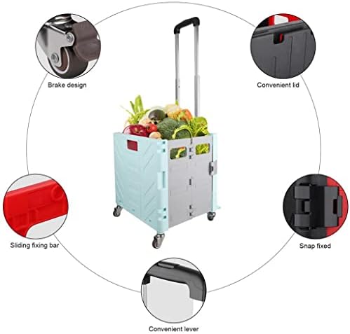 JYDQM Преносима чанта за количка за пазаруване, Сгъваема чанта-тоут, Кошница за пазаруване, магазини за Хранителни