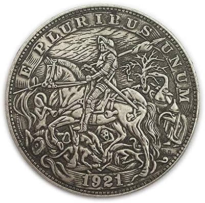Щампована Монета 1902 година за езда 骷髅 US 骷髅, са подбрани монета Micro-Chapter, Възпоменателна монета от колекция Coin