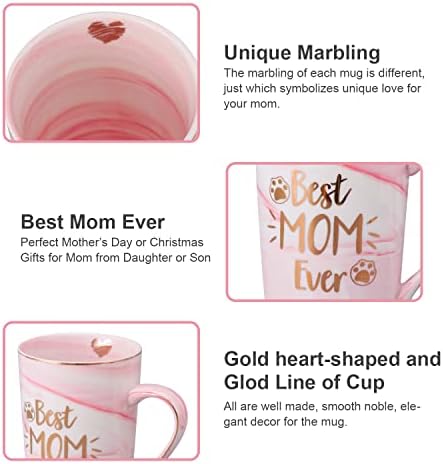 Най-добрата Кафеена Чаша за мама, Подаръци за мама - най-Добрият набор Подарък за Деня на майката за рожден Ден, Нестандартен,