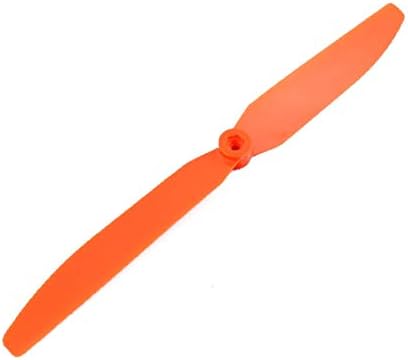X-DREE 9 x 5 инча Оранжево 2 диска Универсален перка за радиоуправляемого на самолета без разделителни пръстени
