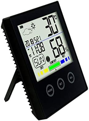 SAWQF Стаен Термометър Дигитален Термометър Ниво на комфорт в помещението и Влагомер Дигитален Влагомер, Термометър за стая, Сензор за Влажност на