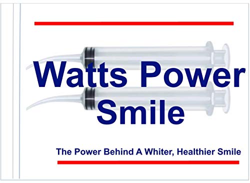 Watts - 2 Големи иригатор за устната кухина със заострени връхчета дълбоко действие за коронки, Стоматологичен протези, орални джобове и още много Други - на 12 мл
