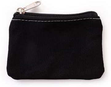 HappyDaily 6 опаковки чанти платно чанти с цип, Малък Козметичен Органайзер за грим, Червило, Чанта за съхранение, чантата за