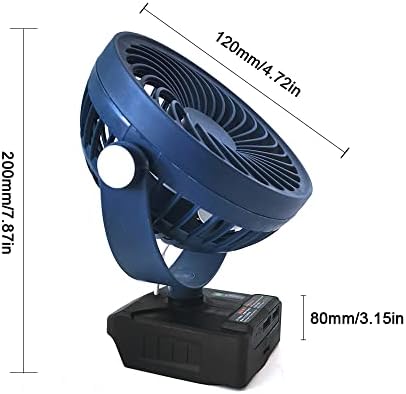 XIXIAN 5-инчов Вентилатор с 3 Листа Тенис на Литиева Въздушен Вентилатор Практично Безжична Охлаждащо Устройство география,