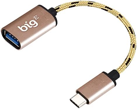 Адаптер Big-E C USB към USB 3.0 A конектор OTG, съвместим с Samsung Galaxy A20 за пълноценно свързване на