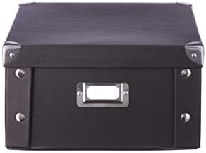 Кутия за съхранение на Zeller 17918 31 x 26 x 14 см От Черен картон