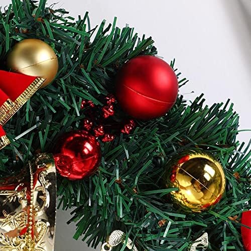 NC Червен Елен Коледа Моделиране Камбанка Занаят 30 см Венец Коледен Венец на Зелената Врата Подвесное Коледна Украса